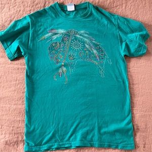 Vintage T-Shirt Turquoise- Size S